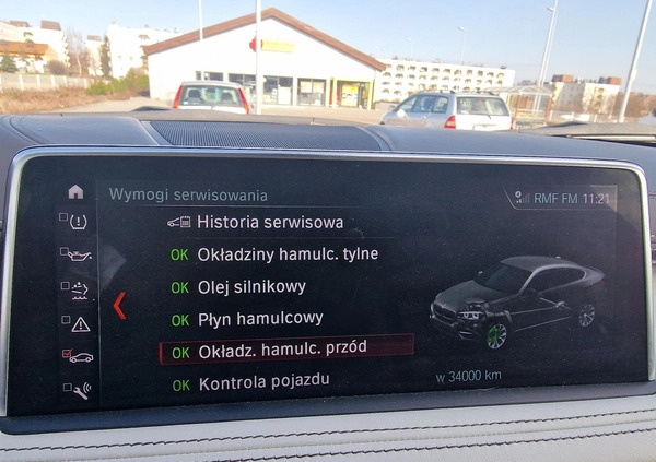 BMW X6 cena 221400 przebieg: 115000, rok produkcji 2018 z Bełchatów małe 46